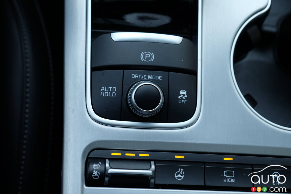 Les sièges chauffants allumés